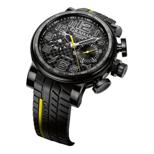 Graham Silverstone Automatic Chronograph Strap Men's Watch 2BLDCY26AK66N watches