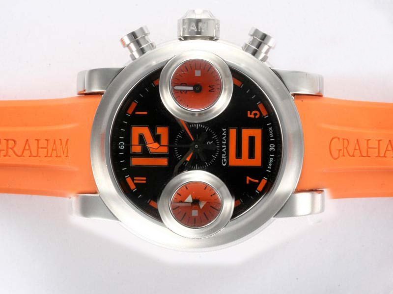 Graham Swordfish Big 12-6 Steel 2SWAS.B17A.K32B Round Automatic Midsize Watch watches