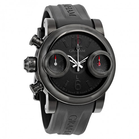 Graham Swordfish Black Dial Chronograph Automatic Men's Watch 2SWABB35LK06 watches