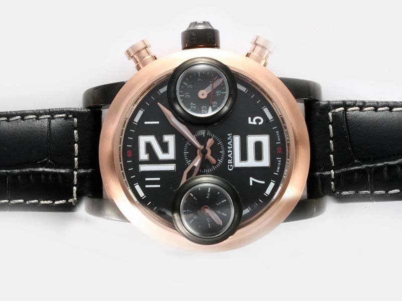 Graham Swordfish Swordfish Big 12-6 2SWASBR.B22A.K06B Automatic Black Dial Watch watches