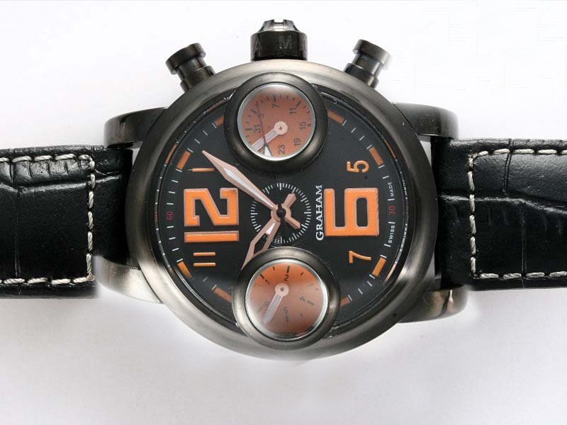 Graham Swordfish Swordfish Big 12-6 2SWASBR.B22A.K06B Automatic Round Midsize Watch watches