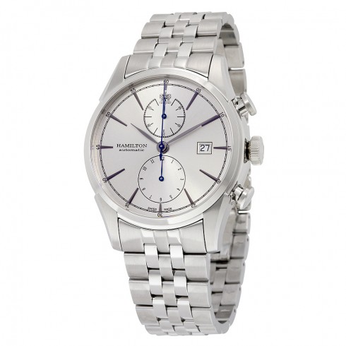 Hamilton American Classic Spirit Liberty Chronograph Silver Dial Stainless Steel Men's Watch H32416981 watches