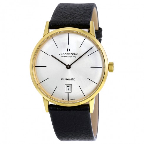 Hamilton Intra-Matic Automatic Silver Dial Men's Watch H38475751 watches