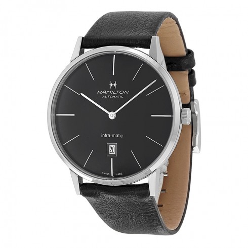 Hamilton Intra-Matic Automatic Black Dial Men's Watch H38755731 watches