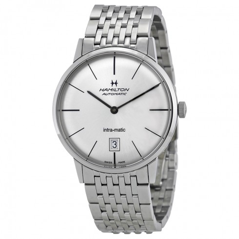 Hamilton Intra-Matic Silver Dial Men's Watch H38455151 watches
