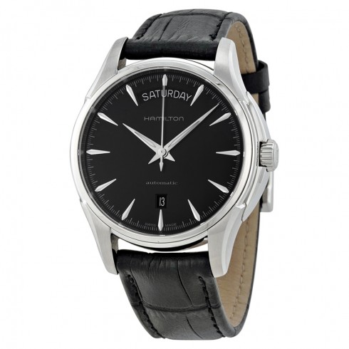 Hamilton Jazzmaster Black Dial Leather Men's Watch H32505731 watches