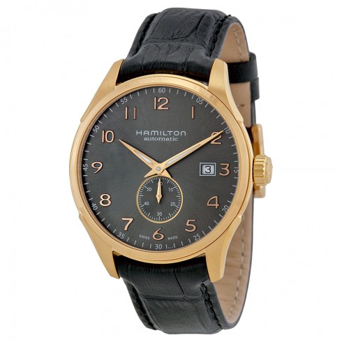 Hamilton Jazzmaster Maestro Automatic Grey Dial Black Leather Men's Watch H42575783 watches
