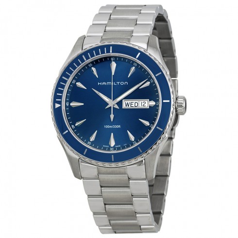 Hamilton Jazzmaster Seaview Blue Dial Stainless Steel Men's Watch H37551141 watches
