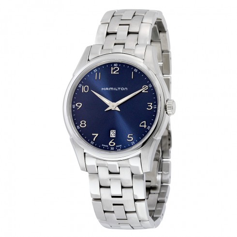 Hamilton Jazzmaster Thinline Blue Dial Stainless Steel Men's Watch H38511143 watches