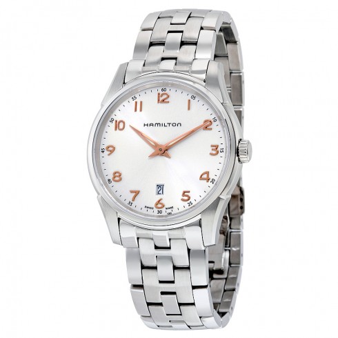 Hamilton Jazzmaster Thinline Silver Dial Stainless Steel Men's Watch H38511113 watches