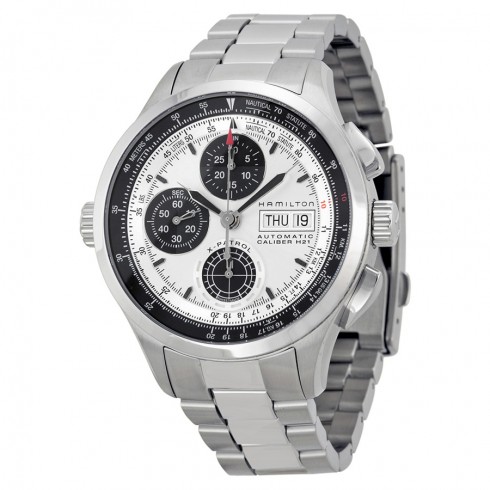 Hamilton Khaki Aviation X-Patrol Chronograph Automatic Stainless Steel Men's Watch H76566151 watches