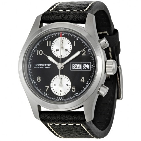 Hamilton Khaki Field Automatic Black Dial Men's Watch H71466733 watches