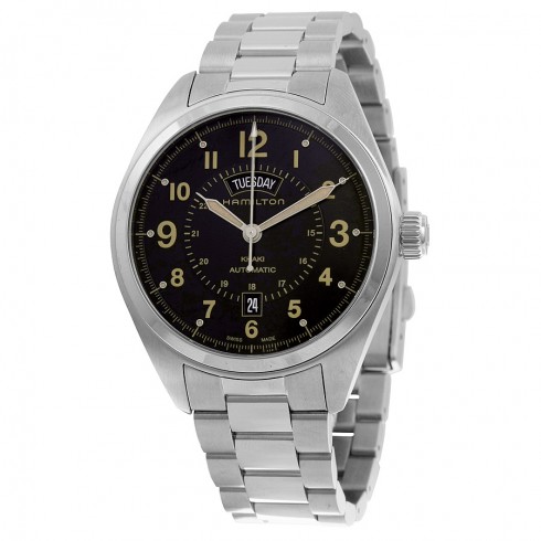 Hamilton Khaki Field Day Date Auto Black Dial Men's Watch H70505933 watches