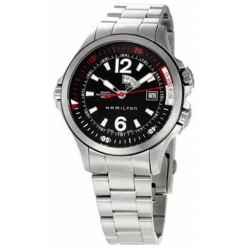 Hamilton Khaki Navy GMT Men's Watch H77555135 watches