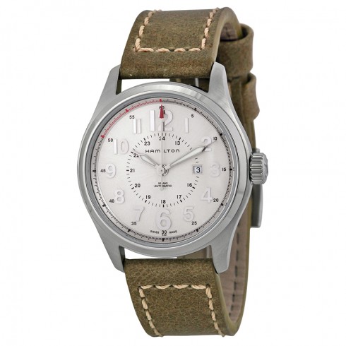 Hamilton Khaki Officer Silver Dial Automatic Men's Watch H70365983 watches