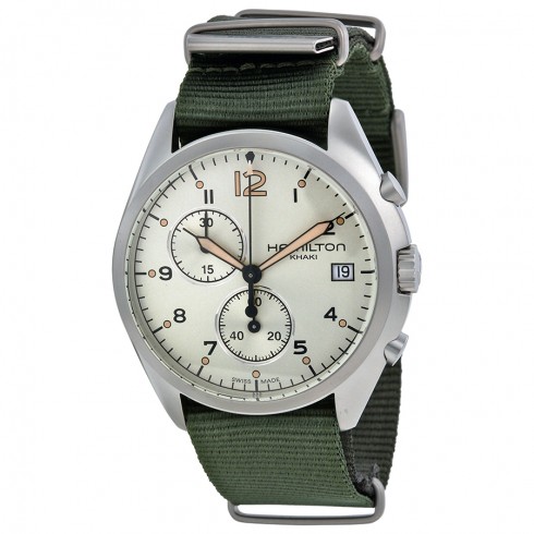 Hamilton Pilot Pioneer Chronograph Men's Watch H76552955 watches