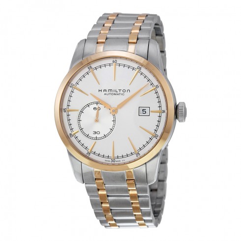 Hamilton Railroad Small Second Silver Dial Two-tone Steel Men's Watch H40525151 watches
