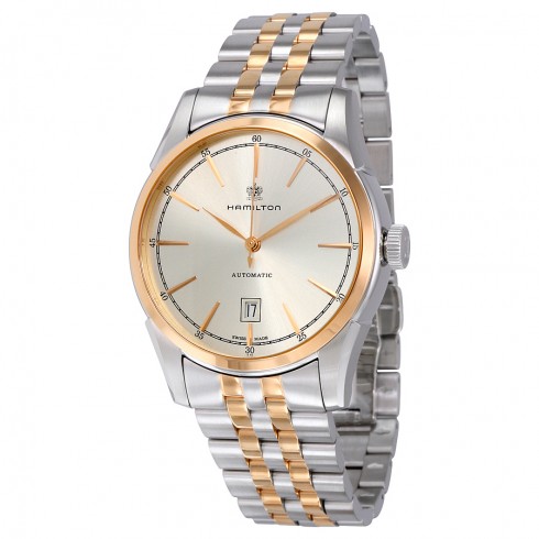 Hamilton Spirit Of Liberty Automatic Silver Dial Two-tone Men's Watch H42425151 watches