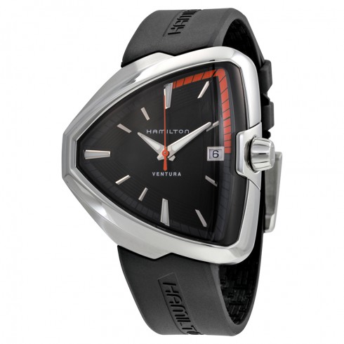Hamilton Ventura Elvis80 Black Dial Men's Quartz Watch H24551331 watches