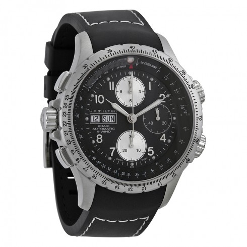 Hamilton X-Wind Black Dial Chronograph Men's Watch H77616333 watches