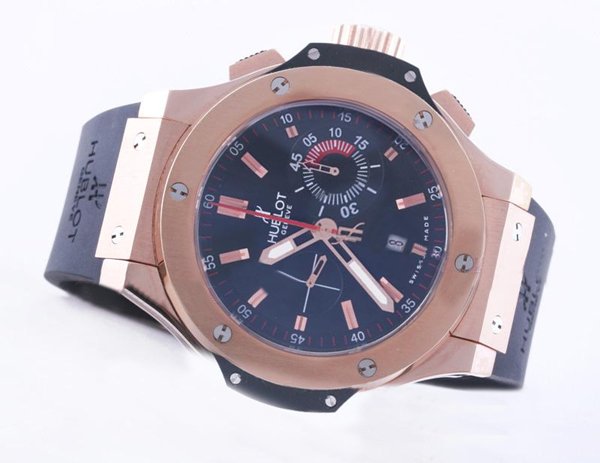 Hublot Aero Bang Gold Ceramic 310.PM.1180.RX Round Midsize Watch watches