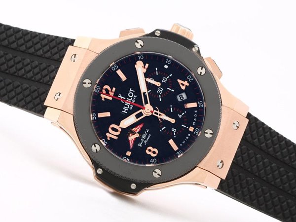 Hublot Big Bang 44mm 301.AM.130.RX.YCM07 Midsize Black Rubber Strap Round Watch watches