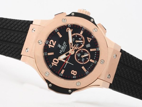 Hublot Big Bang 44mm 301.PX.130.RX Rose Gold Case 44mm Black Dial Watch watches