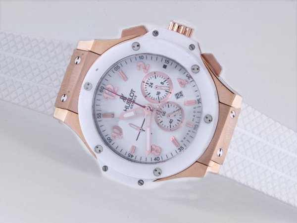 Hublot Big Bang 44mm 301.SE.230.RW White Dial 44mm Quartz Chronograph Watch watches