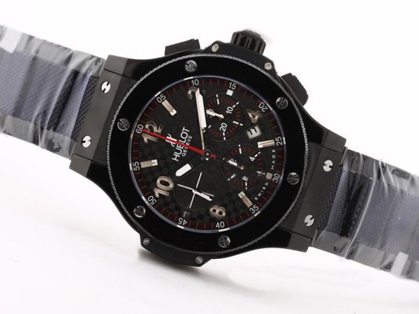 Hublot Big Bang 44mm 309.CM.134.RX.AES07 Round Black PVD Strap Black Dial Watch watches