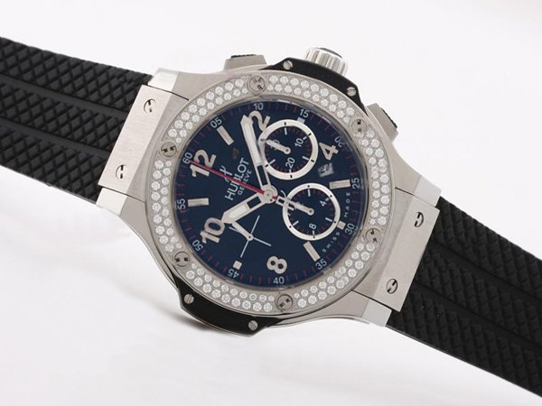 Hublot Big Bang 44mm 341.CD.130.RX.194 Stainless Steel with Diamond Bezel Midsize Watch watches