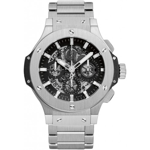 Hublot Big Bang Aero Bang Black Skeleton Dial Steel Men's Watch 311SX1170SX watches