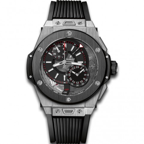 Hublot Big Bang Alarm Repeater Black Dial GMT Limited Edition Men's Watch 403.NM.0123.RX watches