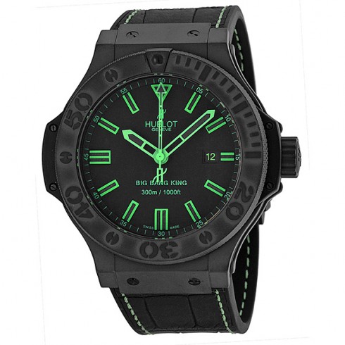 Hublot Big Bang All Black Green Men's Watch 322.CI.1190.GR.ABG11 watches