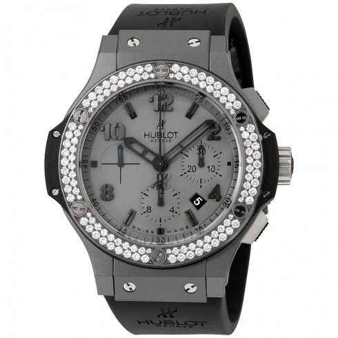Hublot Big Bang Automatic Chronograph Grey Dial Black Strap Men's Watch 301.AI.460.RX.114 watches