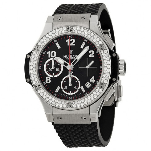 Hublot Big Bang Black Dial Automatic Black Rubber Men's Watch 342SX130RX114 watches