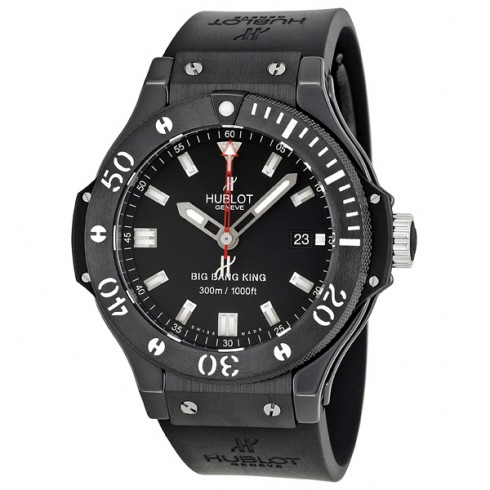 Hublot Big Bang Black Dial Rubber Strap Men's Watch 312.CM.1120.RX watches