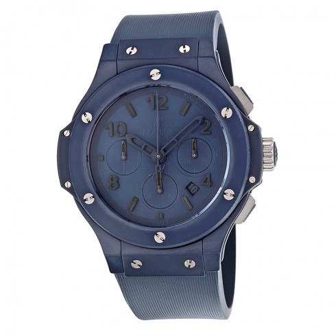 Hublot Big Bang Blue Dial Blue Ceramic Rubber Men's Watch 301EI5190RB watches