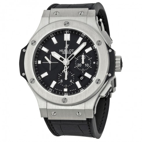 Hublot Big Bang Chronograph Automatic Black Dial Black Rubber Men's Watch 301SX1170GR watches