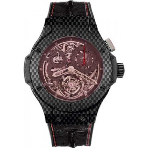 Hublot Big Bang Chronograph Tourbillon Carbon Fiber Men's Watch 308.QX.1110.HR.SCF11 watches