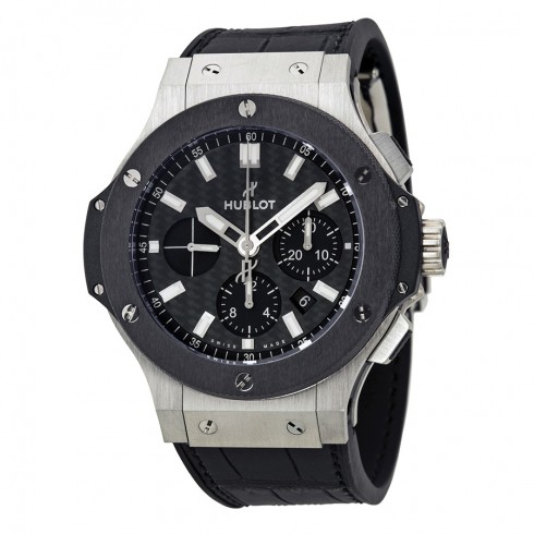 Hublot Big Bang Evolution Black Carbon Fiber Dial Automatic Chronograph Men's Watch 301.SM.1770.GR watches