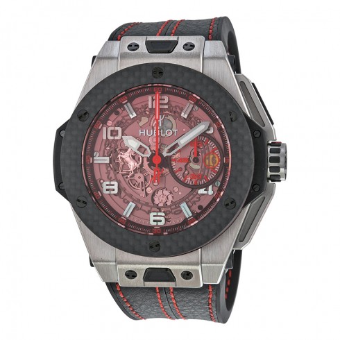 Hublot Big Bang Ferrari Chronograph Skeleton Dial Men's Watch 401.NQ.0123.VR watches