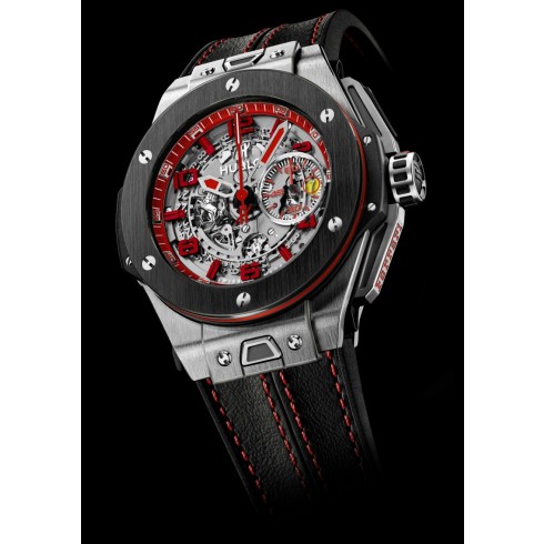 Hublot Big Bang Ferrari Chronograph Skeleton Dial Men's Watch 401NM0123VRENG13 watches