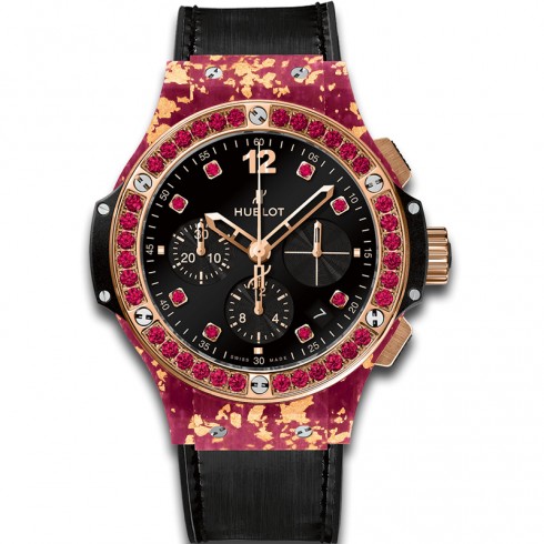 Hublot Big Bang Gold Linen Black Spinel Set Dial Limited Edition Ladies Watch 341.XP.1280.NR.1213 watches