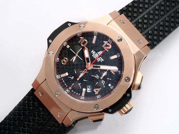 Hublot Big Bang Gold Mat 301.PL.500.RX 44.5mm Midsize Rose Gold Case Watch watches