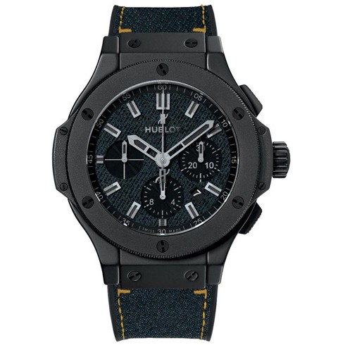 Hublot Big Bang Jeans Dial Black Blue Denim Men's Watch 301.CI.2770.NR.JEANS14 watches