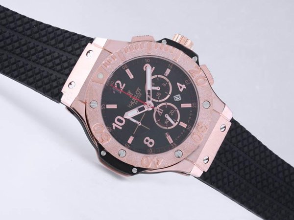 Hublot Big Bang King 322.PX.100.RX Black Rubber Strap Round Black Dial Watch watches