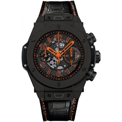 Hublot Big Bang King Orange Black Ceramic Dial Black Ceramic Men's Sports Watch 411.CI.1190.LR.ABO14 watches