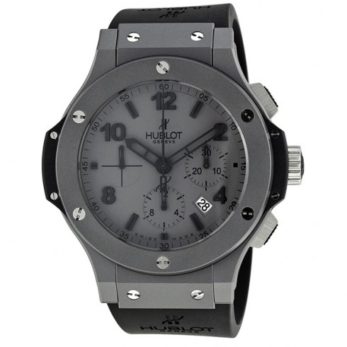 Hublot Big Bang Matte Grey Dial Black Silicon Strap Men's Watch 301AI460RX watches