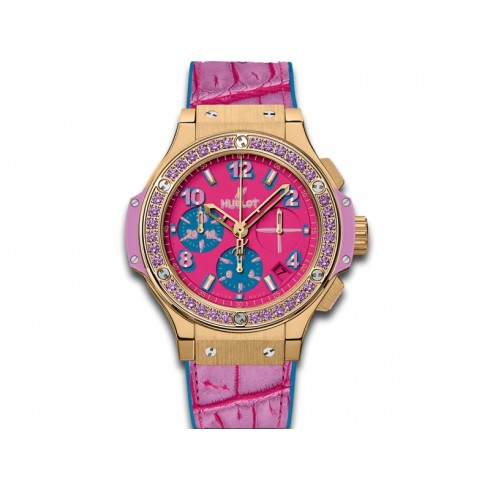 Hublot Big Bang Pop Art Mat Dark Rose Dial 18k Yellow Gold Limited Edition Ladies Watch 341.VV.7389.LR.1205.POP15 watches
