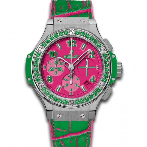 Hublot Big Bang Pop Art Mat Dark Rose Dial Chronograph Limited Edition Ladies Watch 341.SG.7379.LR.1222.POP15 watches